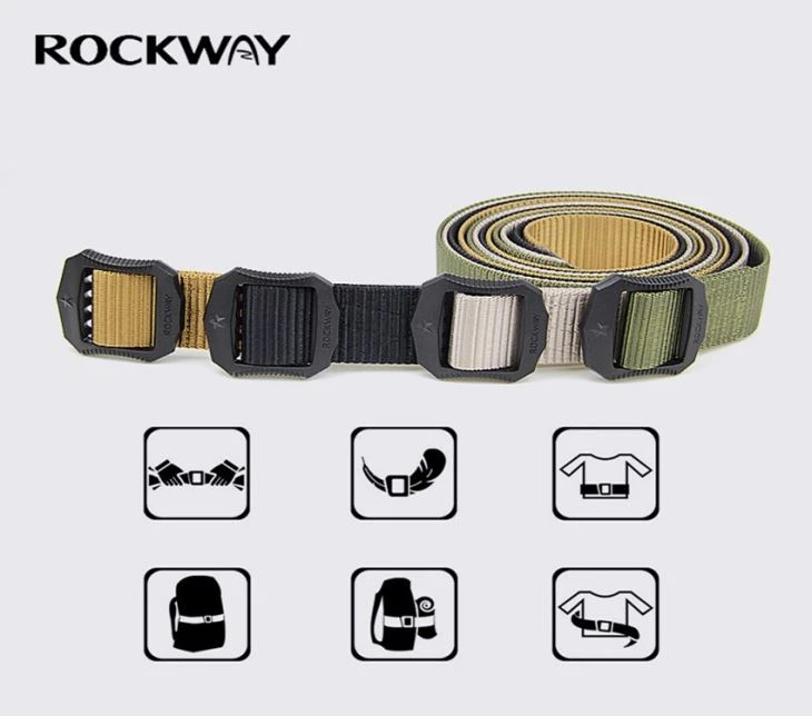men's belt with plastic buckle